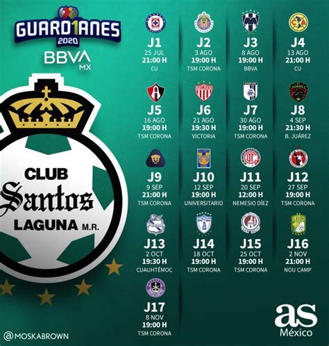 Santos Laguna Schedule 2024 Bren Marlie