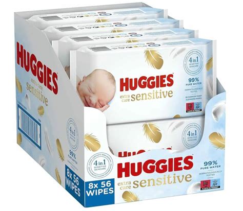 Huggies Pure Extra Care Sensitive Baby Feuchttücher Sanfte Reinigung