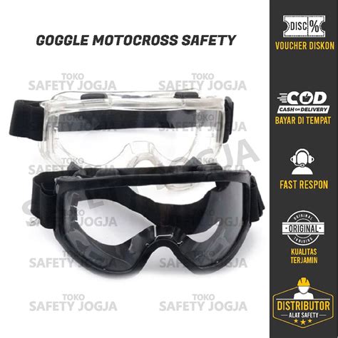 Jual Kacamata Goggles Safety Motor Anti Debu Premium Shopee Indonesia