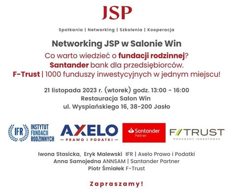 Fundacje Rodzinne Konferencja W Salonie Win Salon Win