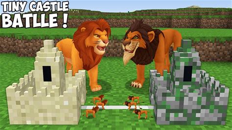 Simba Tiny Castle Vs Scar Tiny Castle Smallest King Lion Castle