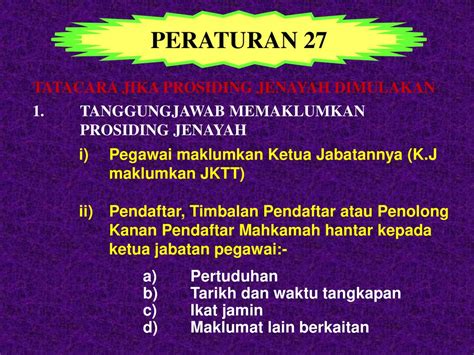 Tatacara Prosiding Jenayah Dan Perintah Tahanan Ppt Download