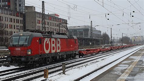 G Terzug Bb Baureihe Rollt Bei Schneefall Durch M Nchen