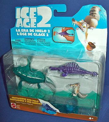 MATTEL J4805 - ICE AGE 2 CRETACEOUS AND PALS TOY FIGURE SET NISB ...