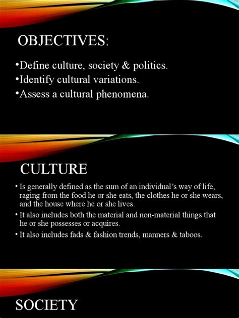 Understanding Culture Society Politics And Other Key Concepts Pdf Society