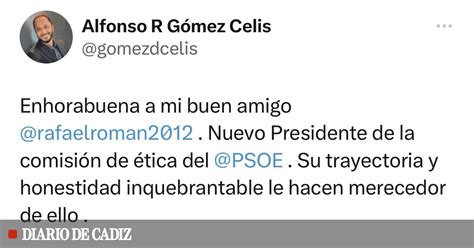 Rafael Román presidente de la Comisión de Ética del PSOE