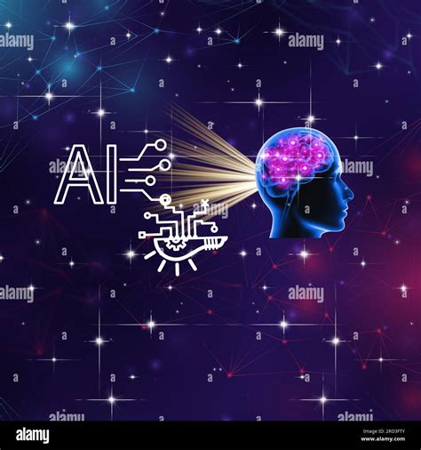 Un Cerveau Humain Et Une Intelligence Artificielle Reli S Par Un Pont