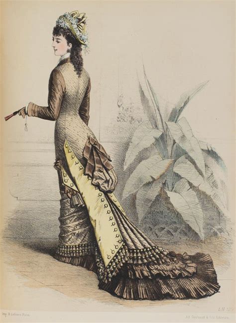 Le Moniteur De La Mode Fashion Illustration Vintage Victorian