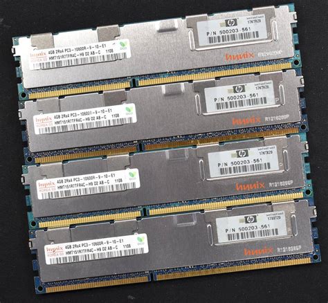 Yahoo オークション 16GB 4GB 4枚組 DDR3 PC3 10600R DDR3 1333 RE