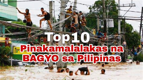 Pinaka Malakas Na Bagyong Tumama Sa Pilipinas Strongest Typhoon In