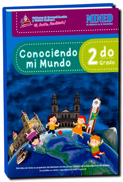 Libro De Conociendo Mi Mundo 2do Segundo Grado Nicaragua MINED