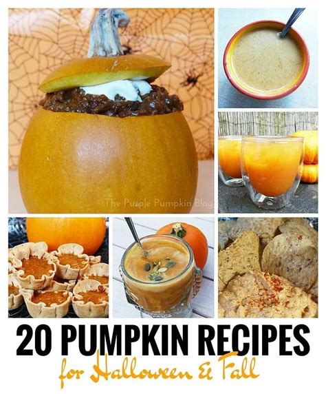 20 Pumpkin Recipes for Halloween + Fall - Crafty October Day 4