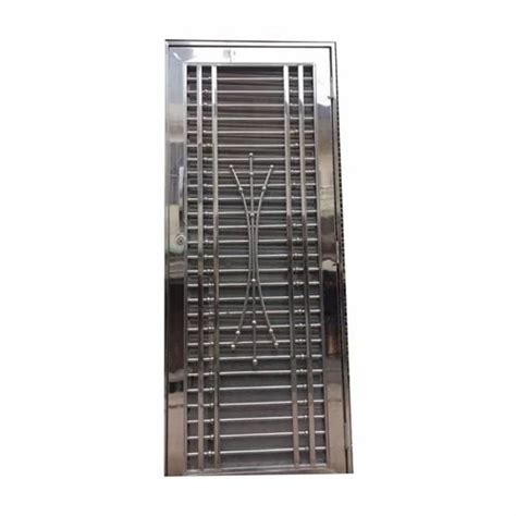 Polished Inch Silver Stainless Steel Door For Home At Rs Sq Ft