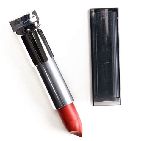 Maybelline Hot Lava Color Sensational Matte Metallics Lipstick Review And Swatches