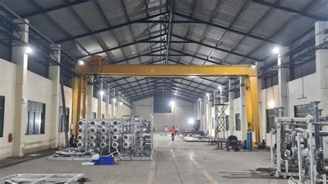 Double Girder Goliath Crane For Industrial Ware Houses Load