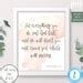 Put God First Proverbs Scripture Wall Art Bible Verse Print