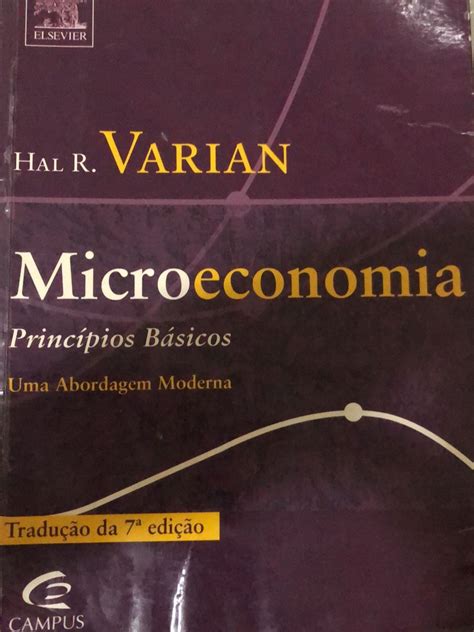 Microeconomia Princípios Basicos Uma Abordagem Moderna Livro Campus