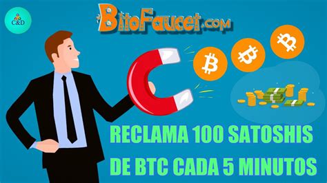 GANA 100 SATOSHIS DE BTC GRATIS CADA 5 MINUTOS YouTube