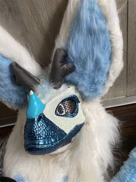 Dinomask Fursuit Partial Etsy Uk