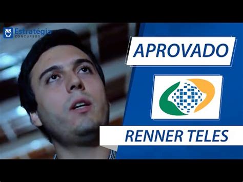 ENTREVISTA EM VÍDEO Renner Teles da Rocha Lima Aprovado no concurso INSS