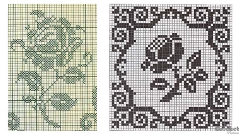 Rose Filet Crochet Pattern Mycrochetpattern