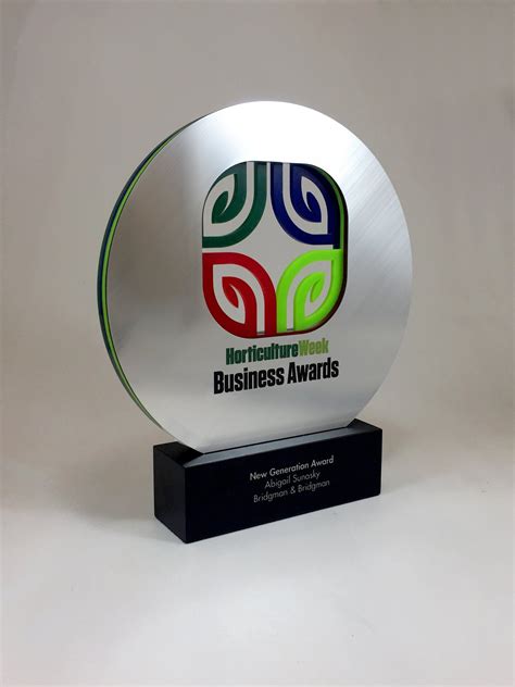 Laminated Perspex Gardening Award – Creative Awards London Limited