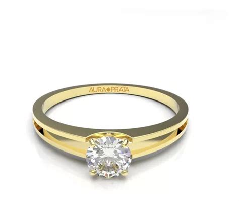 Anillo Compromiso Oro Amarillo K Kt Joyas Kilates Irene Meses Sin