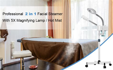 Professional Facial Steamer 2 In 1 Facial Steamer With 5X Magnifying