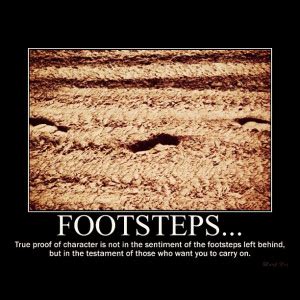 Quotes About Following In Footsteps Quotesgram