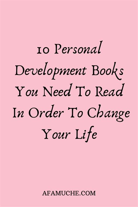 A Comprehensive List Of The Best Books For Personal Development This Year Artofit