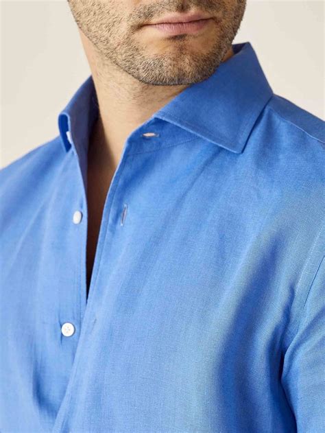 The Portofino Is Our Signature Linen Shirt It Features The