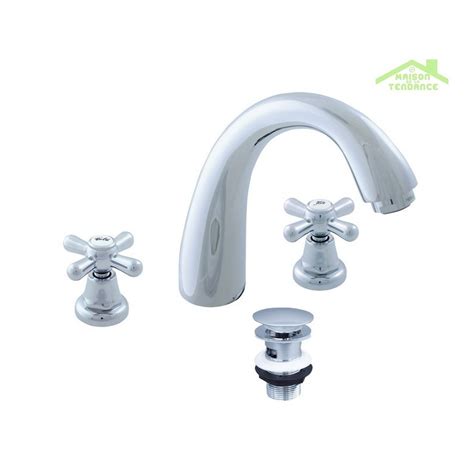 M Langeur Lavabo Trous Morava Avec Bonde En Chrome