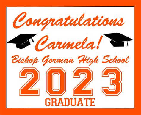 Graduation Yard Signs Class Of 2023 Sign Perfect For Your Graduate 18x22 Sign