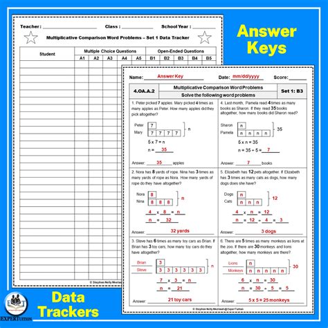 Free multiplicative comparison word problems worksheet, Download Free ... 