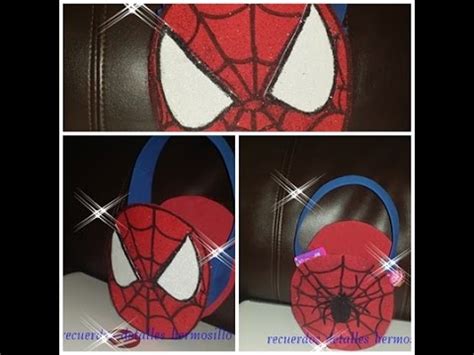 Diy Como Hacer Dulcero Hombre Ara A Spiderman Estampado En Tela O Tul