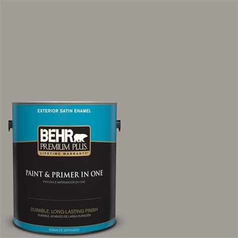 BEHR Premium Plus Ultra 1 Gal N360 4 Battleship Gray Satin Enamel