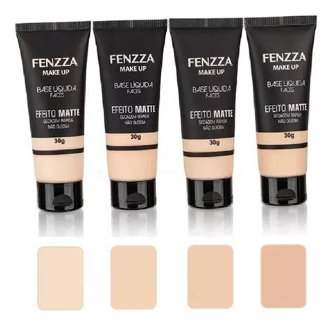 Base Fenzza Liquida Faces Efeito Matte Mercadolivre