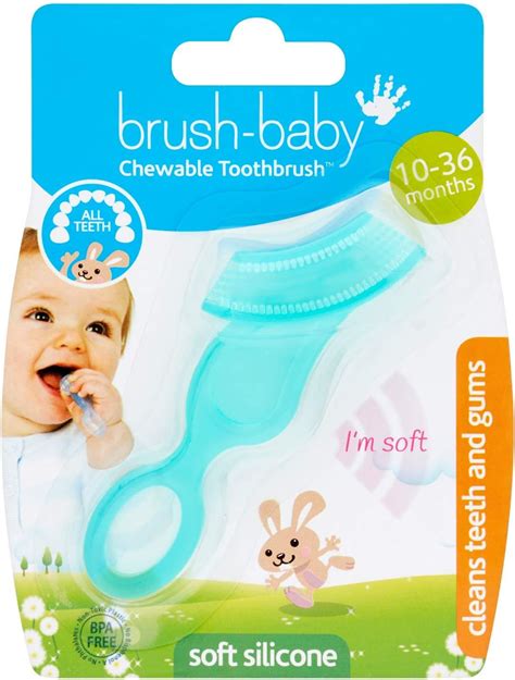 Brush Baby Chewable Toothbrush And Teether 10 36 Months Perfect For