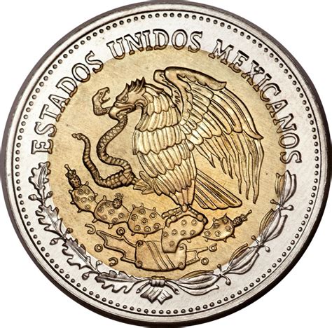 Pesos Pattern Madero Bimetallic Mexico Numista