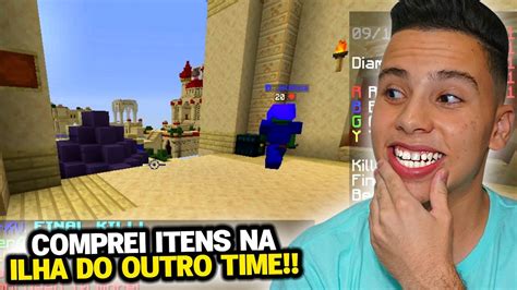 FUI NA ILHA DO OUTRO TIME E COMPREI OS ITENS SEM ELES VER Samuel