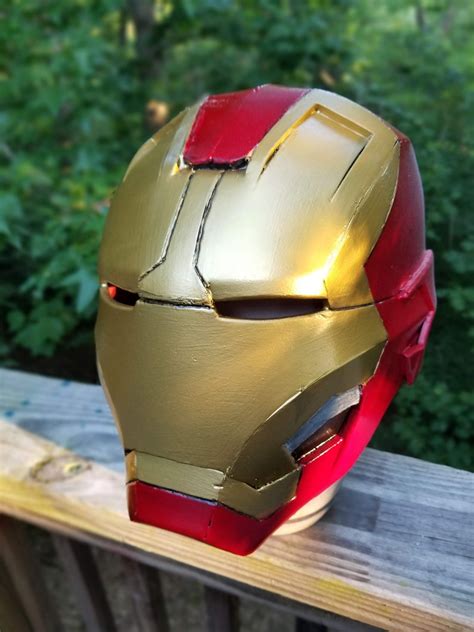 Template Iron Man Mark 42 Helmet Etsy