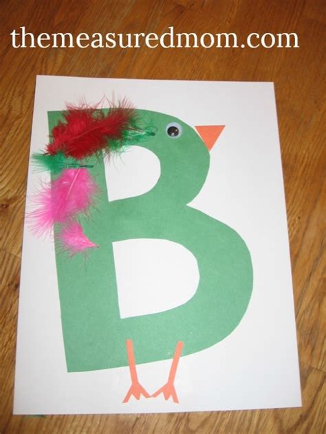 Letter B Art Projects For Preschoolers The Measured Mom