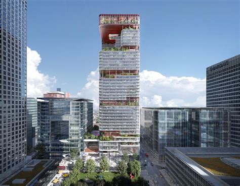 Kpf Unwraps Proposals To Overhaul Fosters Hsbc Tower In Canary Wharf