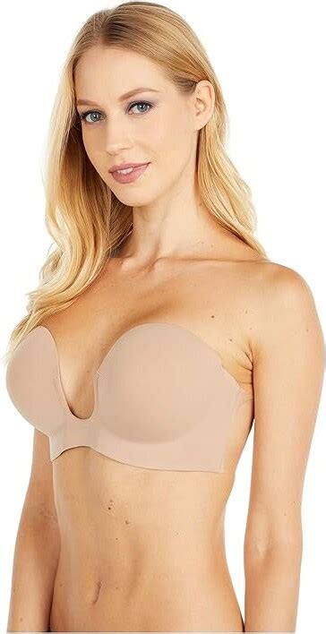 Fashion Forms Voluptuous U Plunge Backless Strapless Bra Nude Women S