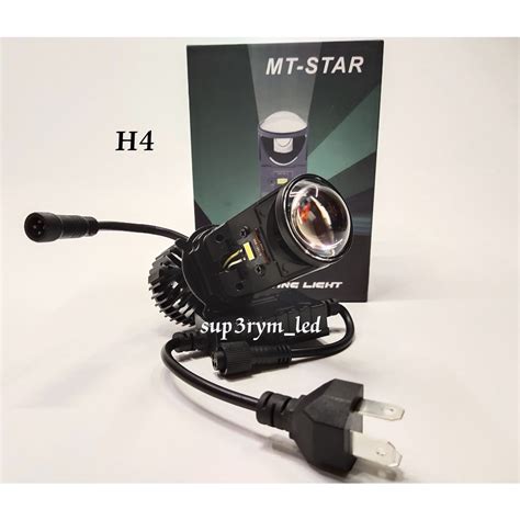 Jual Lampu Utama Led Mt Star H5 Projector Mini H4 Projie Cut Off