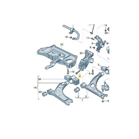 Genuine VAG Front Control Arm Bush Bolt For TFSI Vehicles - N10141003