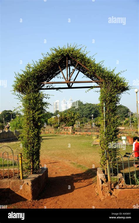 Hanging Garden Malabar Hill Mumbai Maharashtra India Asia Stock