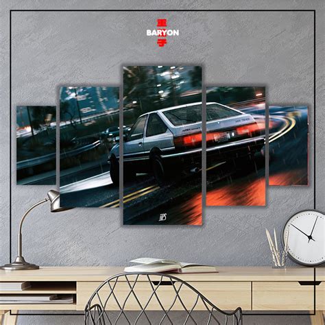 Jual Baryon Wall Decor Hiasan Kamar Mobil Initial D Ae Set Hiasan