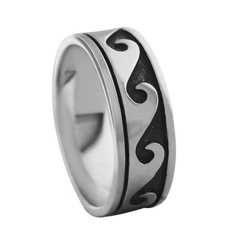 sterling silver wave ring hawaiian silver jewelry