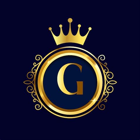 Premium Vector Luxury Brand Letter G Logo With Crown